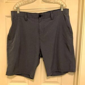 Denali‎ Walk Shorts Mens 36 Blue Chino Stretch Hybrid Zip Pocket Golf Casual